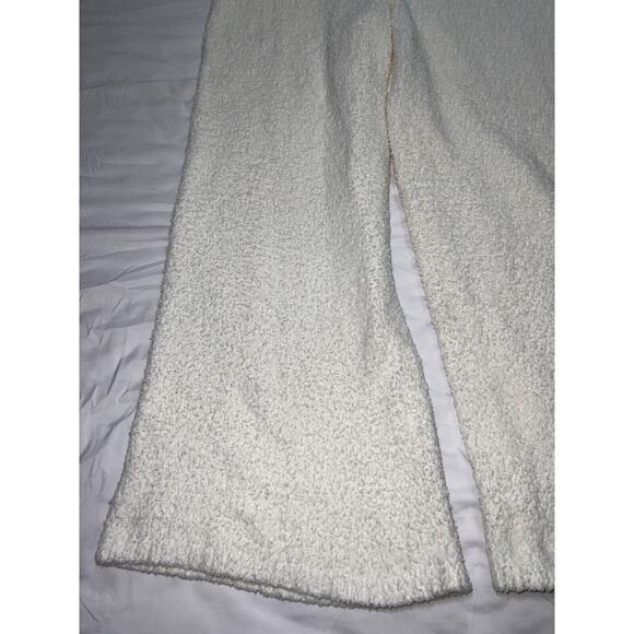 Skims Cozy Knit Boucle Pants Plus Size 4X/5X Bone High Rise Teddy Loungewear - Picture 14 of 16